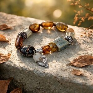 2010 Avon Beaded Nature Bracelet